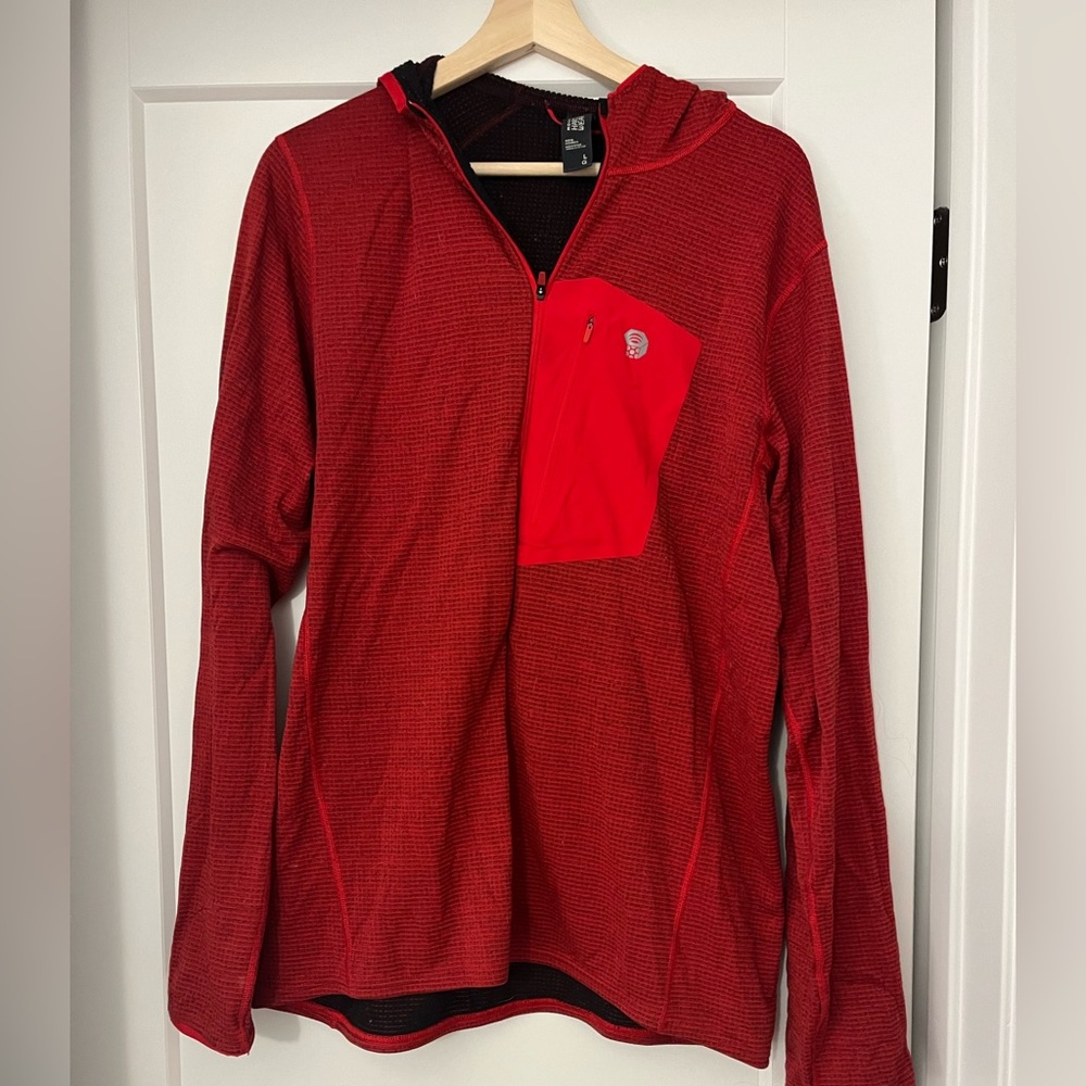 Mountain Hardwear Pullover Fleece Jacket – Men’s Large